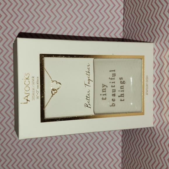 LA Rocks Jewelry Brand New La Rocks Sterling Silver Necklace Poshmark